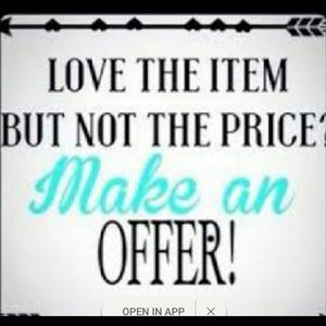 Going off line! Make an offer